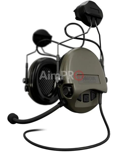 Навушники активні Sordin Supreme MIL CC з ARC Rail (Зелений) HDP-00015 фото