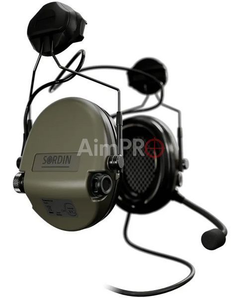 Навушники активні Sordin Supreme MIL CC з ARC Rail (Зелений) HDP-00015 фото