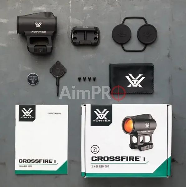Приціл коліматорний Vortex Crossfire II Solar 2 MOA RDS-00310 фото