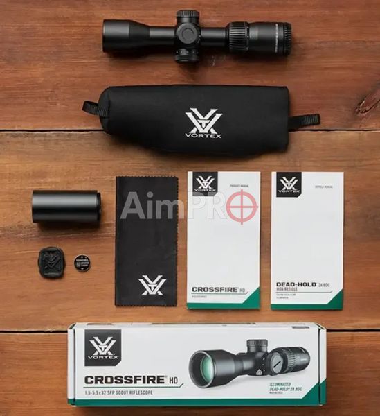 Оптический прицел Vortex Crossfire HD 1.5-5.5x32 Scout сетка 2A BDC MOA RS-00215 фото