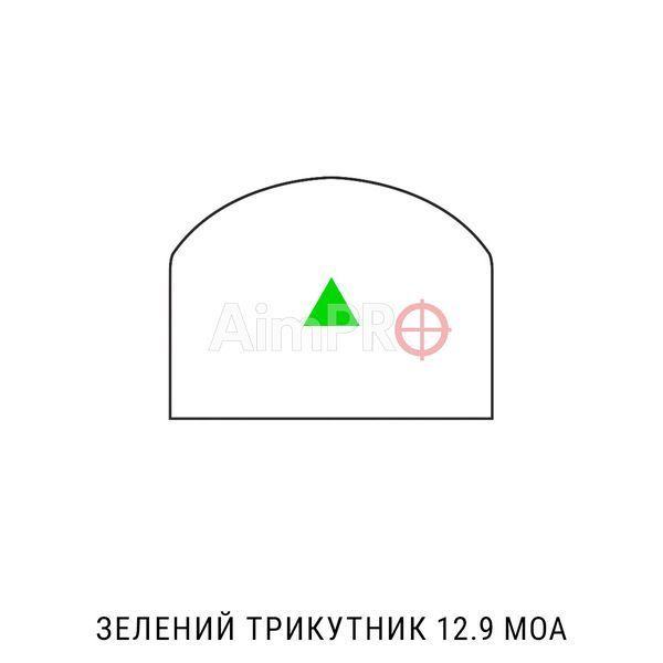 Коліматорний приціл TRIJICON RMR Type 2 12.9 MOA (Green Triangle) RDS-00113 фото