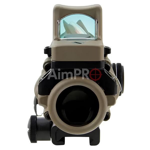 Комплект приціл TRIJICON ACOG 4x32 BAC і RMR 3.25 МОА FDE PR-00015 фото