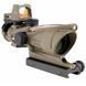 Комплект приціл TRIJICON ACOG 4x32 BAC і RMR 3.25 МОА FDE PR-00015 фото 1