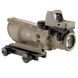 Комплект приціл TRIJICON ACOG 4x32 BAC і RMR 3.25 МОА FDE PR-00015 фото 5