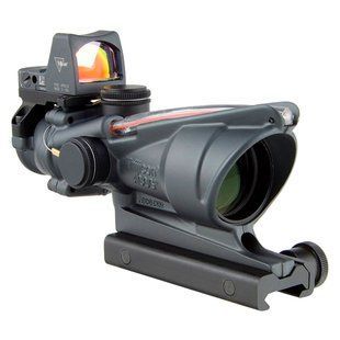 Комплект прицел TRIJICON ACOG 4x32 BAC и RMR 3.25 МОА Gray PR-00016 фото