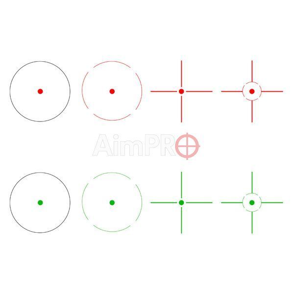 Коліматорний приціл VECTOR OPTICS Z4 1x23x34 Multi-Reticle RDS-00142 фото