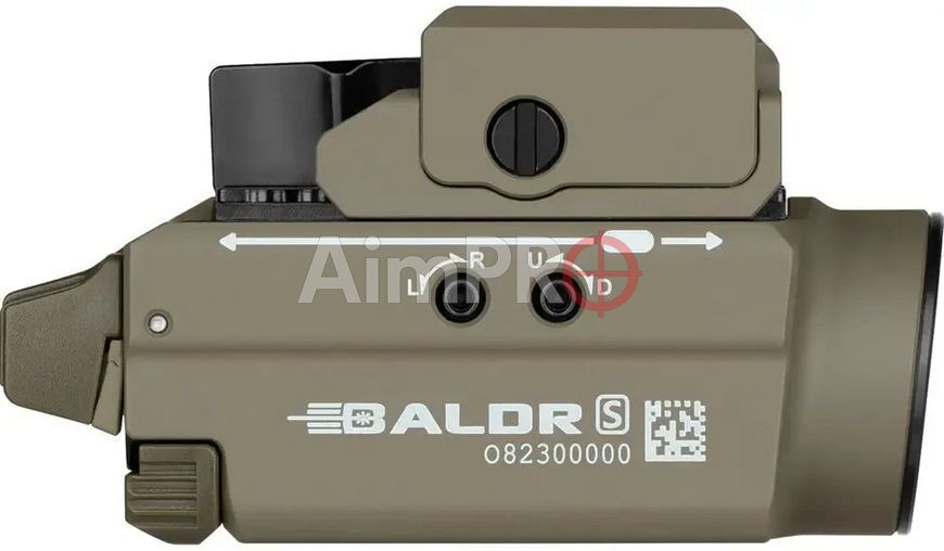 Ліхтар з ЛЦВ Olight Baldr S Green Laser Flat Dark Earth LSR-00058 фото