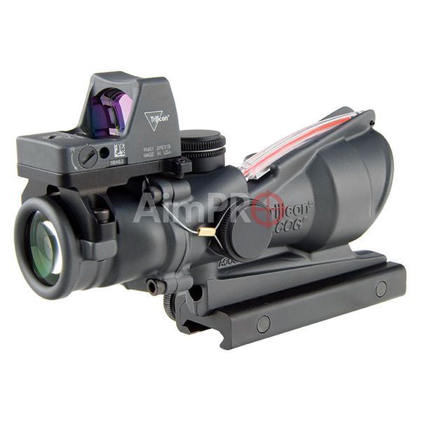 Комплект приціл TRIJICON ACOG 4x32 BAC і RMR 3.25 МОА Black PR-00017 фото