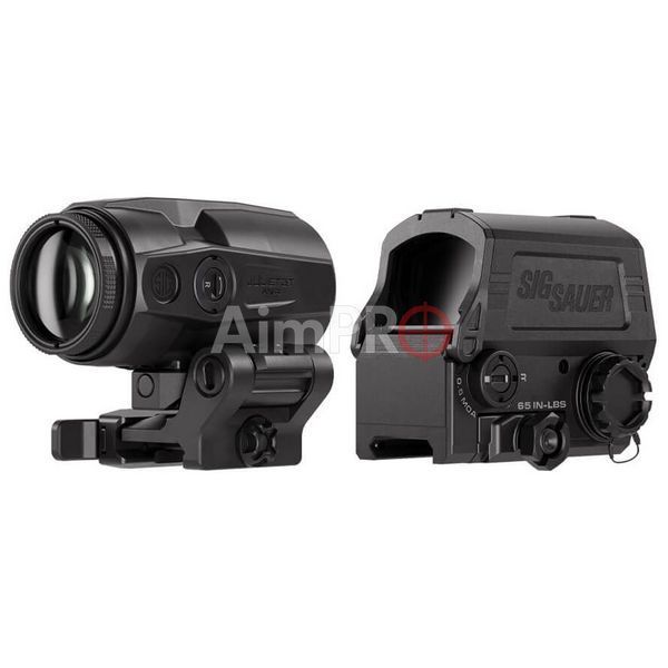 Коллиматорный прицел SIG OPTICS ROMEO8T-AMR 1x40 и магнифер JULIET3T-AMR 3x22 мм RDS-00164 фото