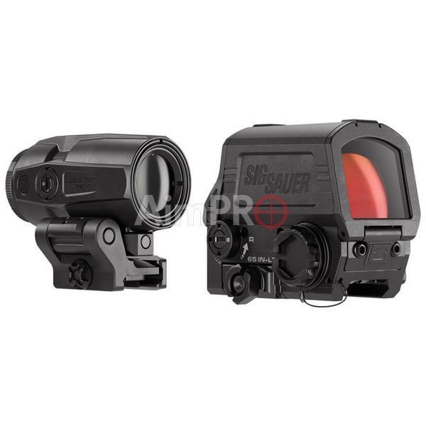Коллиматорный прицел SIG OPTICS ROMEO8T-AMR 1x40 и магнифер JULIET3T-AMR 3x22 мм RDS-00164 фото