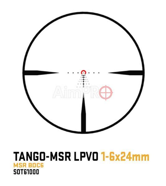 Оптический прицел SIG OPTICS TANGO MSR 1-6x24 SFP BDC6 IR RS-00141 фото