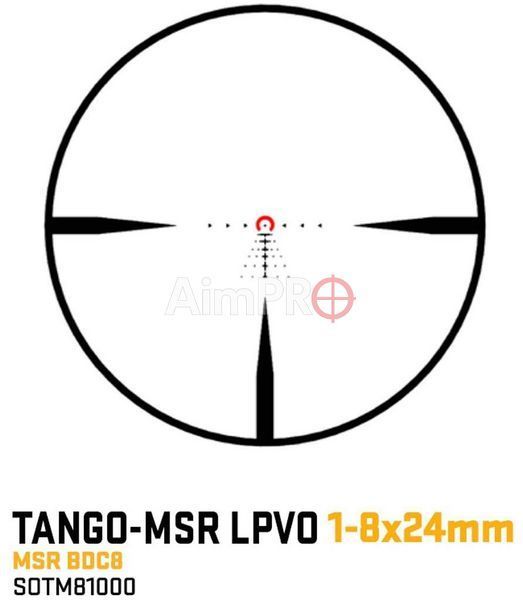 Оптичний приціл SIG OPTICS TANGO MSR 1-8x24 SFP BDC8 IR RS-00142 фото