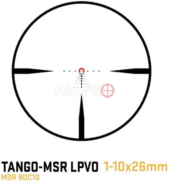 Оптический прицел SIG OPTICS TANGO MSR 1-10x28 SFP BDC10 IR RS-00143 фото