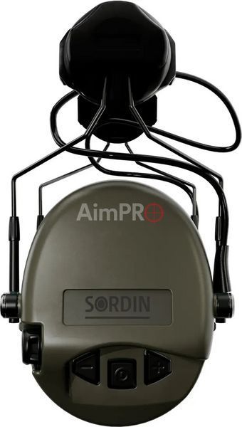 Навушники активні Sordin Supreme MIL AUX Slim з ARC Rail (Зелений) HDP-00008 фото