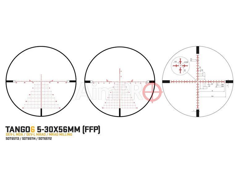 Оптичний приціл Sig Optics TANGO6 5-30X56MM MRAD DEV-L ILLUM FFP RS-00147 фото
