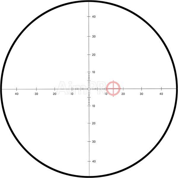 Монокуляр XD Precision Advanced 10х50 WP с сеткой в ​​MRAD MONO-00015 фото