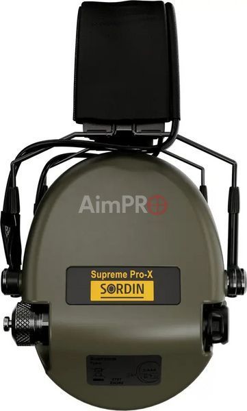 Навушники активні Sordin Supreme Pro X Slim Green сумісні з ARC Rail HDP-00004 фото