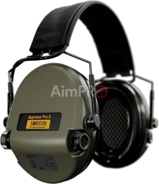 Навушники активні Sordin Supreme Pro X Slim Green сумісні з ARC Rail HDP-00004 фото