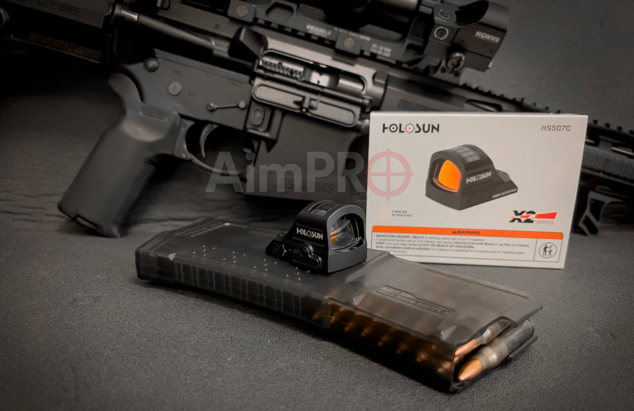Коллиматорный прицел Holosun HS407C X2